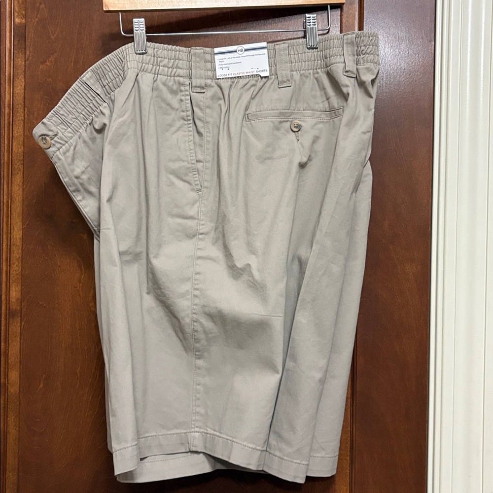 Harbor Bay Sky Blue Flat Front Shorts - Picture 4 of 4